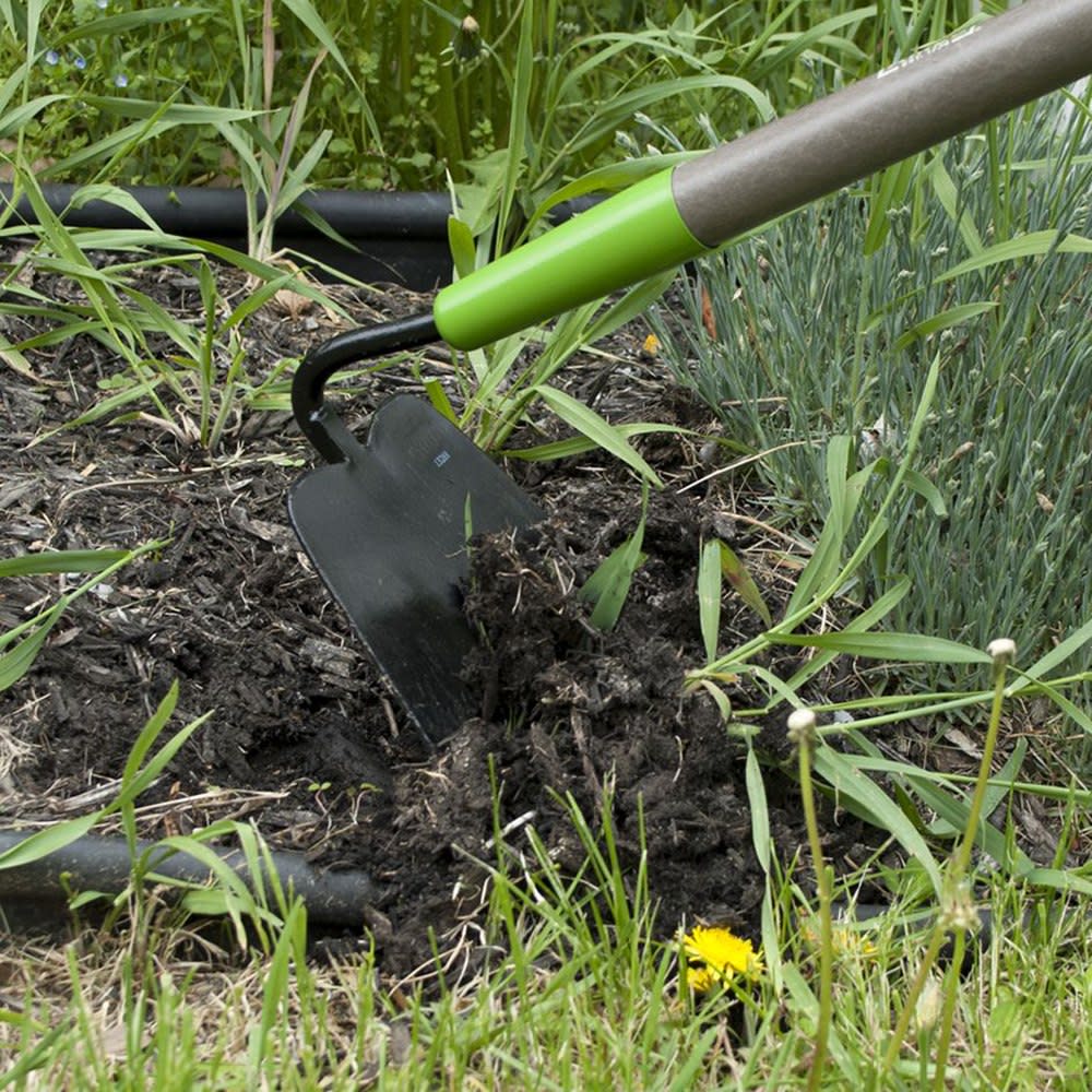 Ames Garden Hoe with Cushion End Grip on 54 Inch Fiberglass