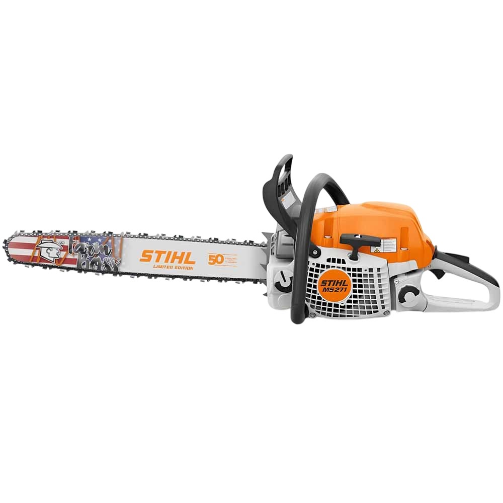 Stihl MS 271 FARM BOSS 20 Inch Bar & Chain 50.2 cc Gas Powered Chainsaw ...