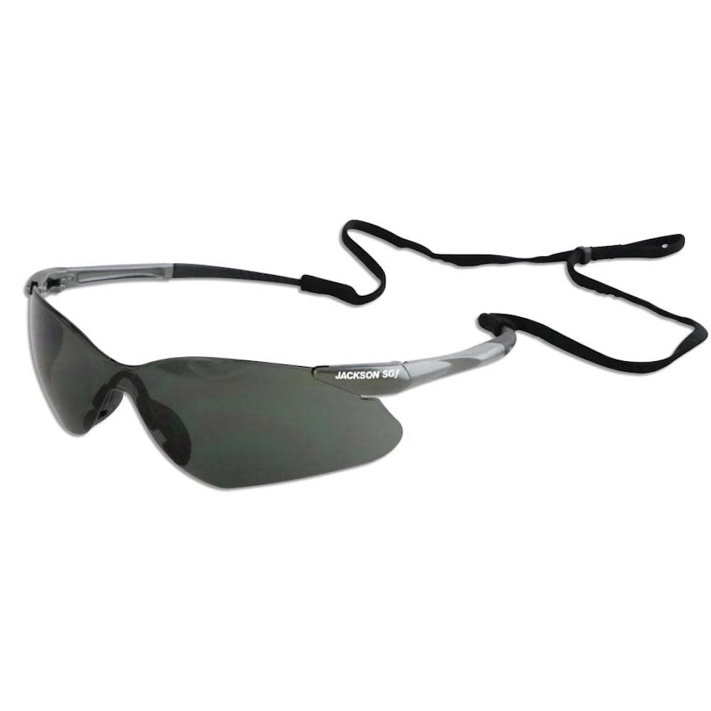 Jackson Safety Glasses Anti Scratch Coating Shade 5 IR Lens Gunmetal Frame