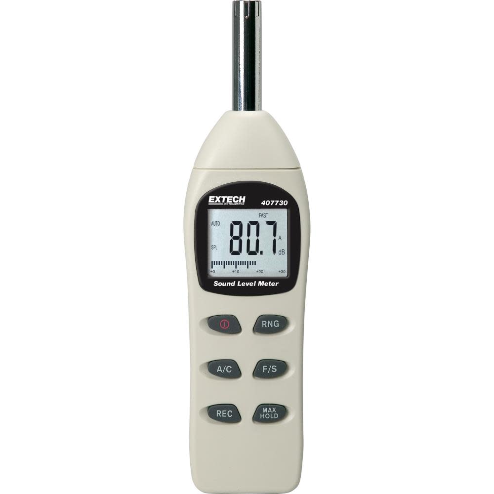 Extech Digital Sound Level Meter 407730 - Acme Tools