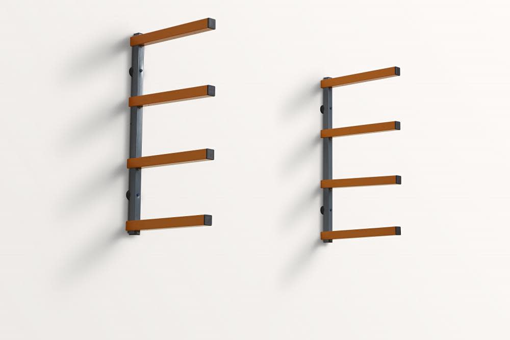 

Bora Portamate 4-Level Wall Mounted Wood Storage Rack