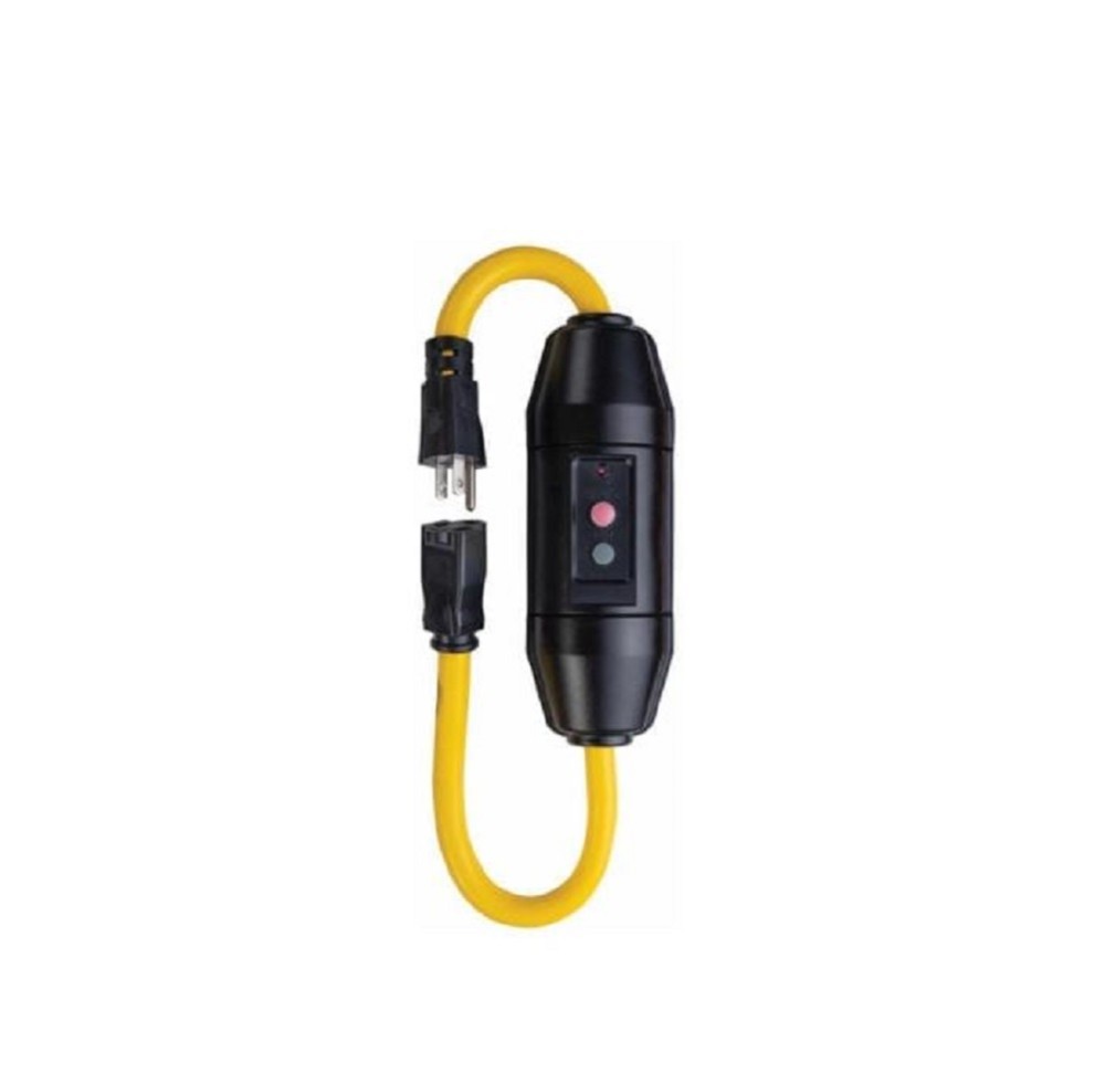 2 Ft. Heavy Duty 20 Amp Rated In-Line GFCI, Single Outlet - 30396527-08 - By Brand  sku 30396527-08