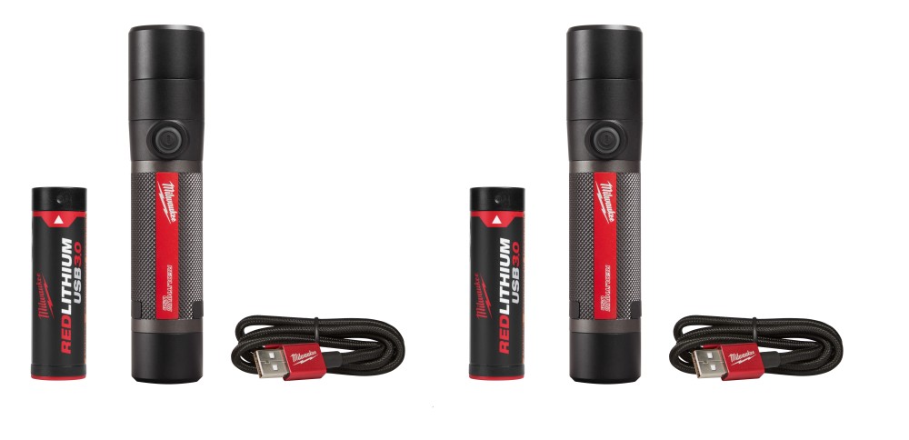 

Milwaukee USB Rechargeable 800 Lumens Compact Flashlight Kit 2pk Bundle