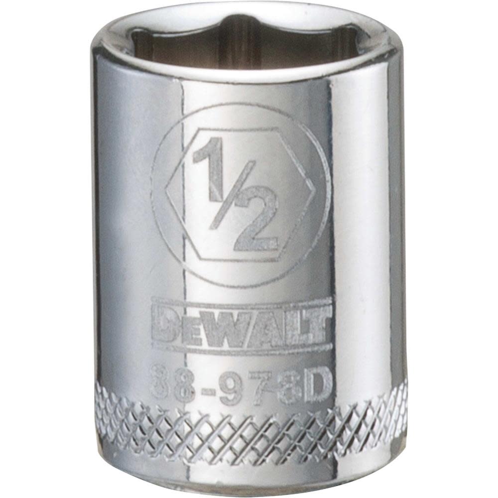 

DEWALT 6 Point 3/8'' Drive Socket 1/2'' SAE