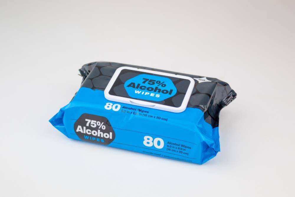 

Crocodile Cloth 75% Alcohol Wipes 1 Pack/ 80 Wipes