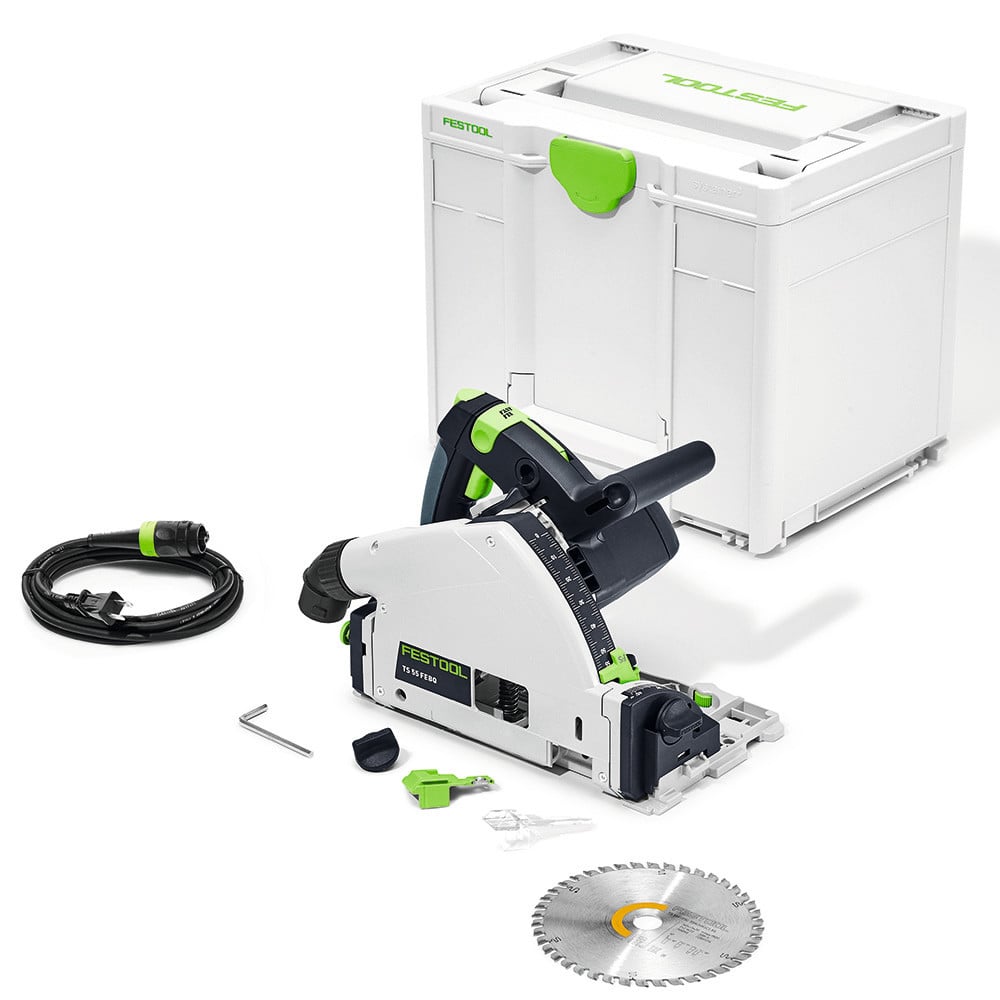 Festool 6 1/4in TS 55 FEQ-F-Plus Plunge Cut Track Saw 576708
