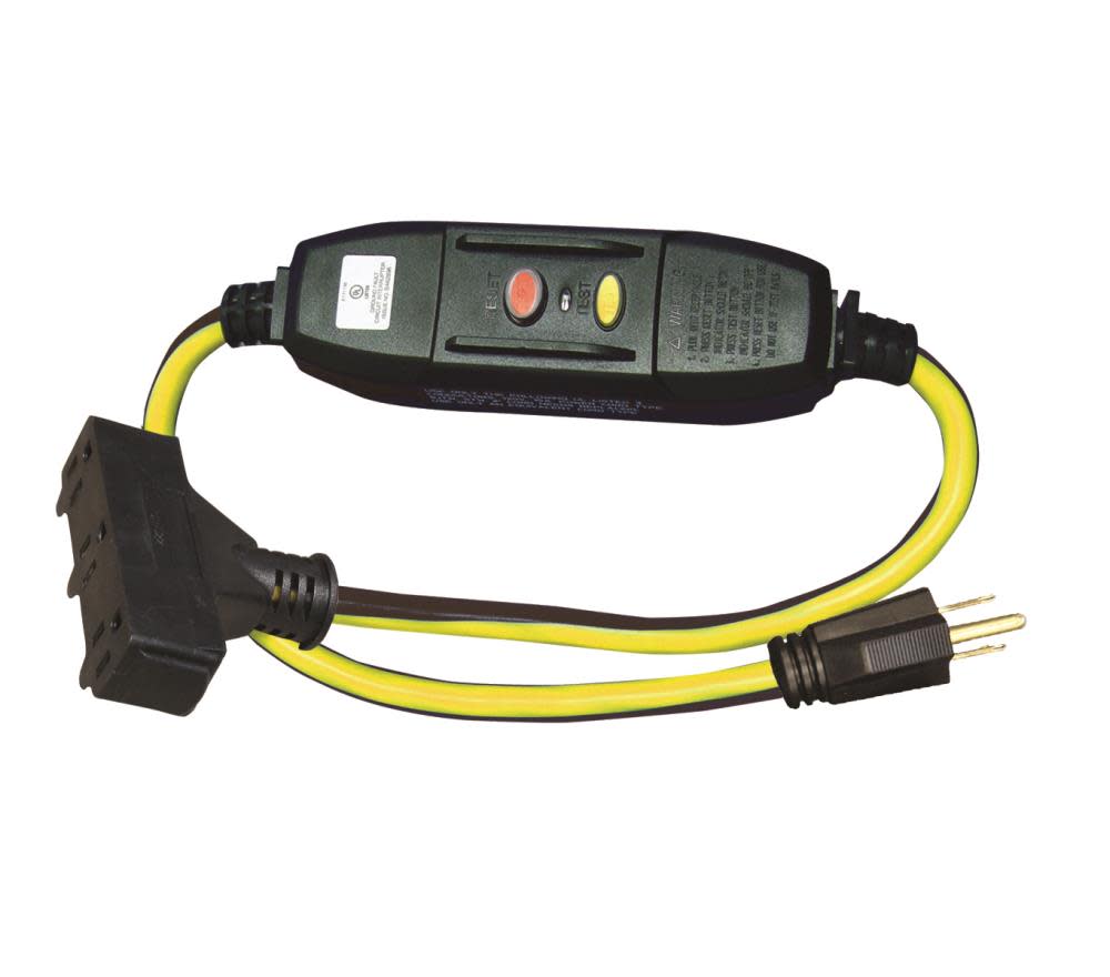 Voltec 2 ft 12/3 GFCI Power Block