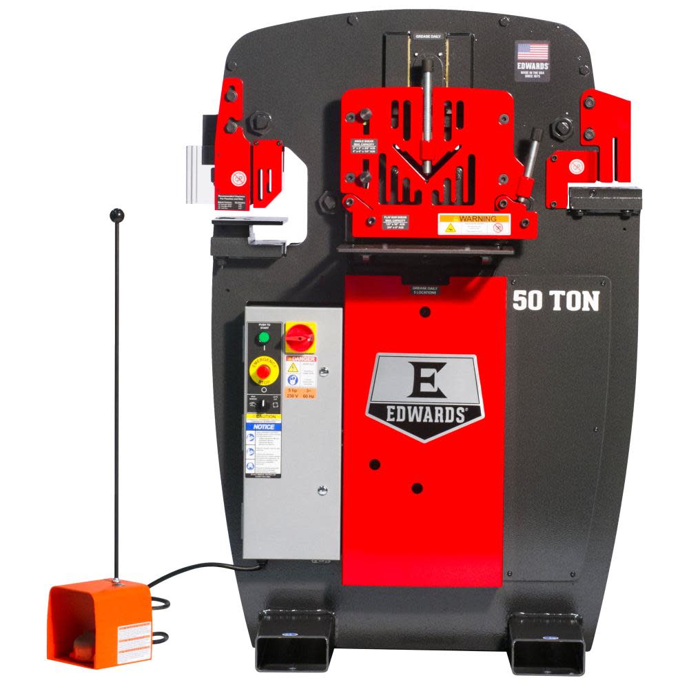 

Edwards 50 Ton Ironworker 3 Phase 208 Volts