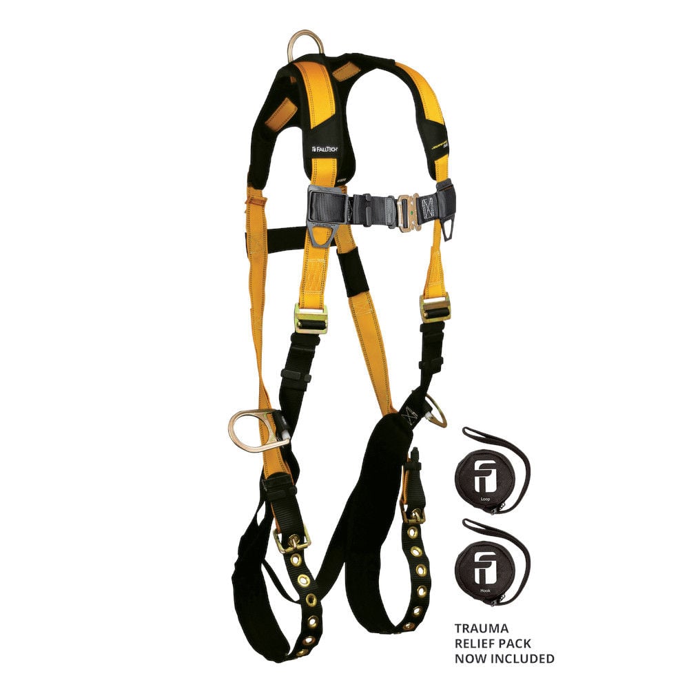 Falltech 7023 Falltech UniFit Journeyman Flex 3D Standard Full Body Harness 7023 ...