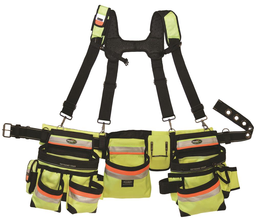 

Bucket Boss 3 Bag Framers Rig - Hi Vis