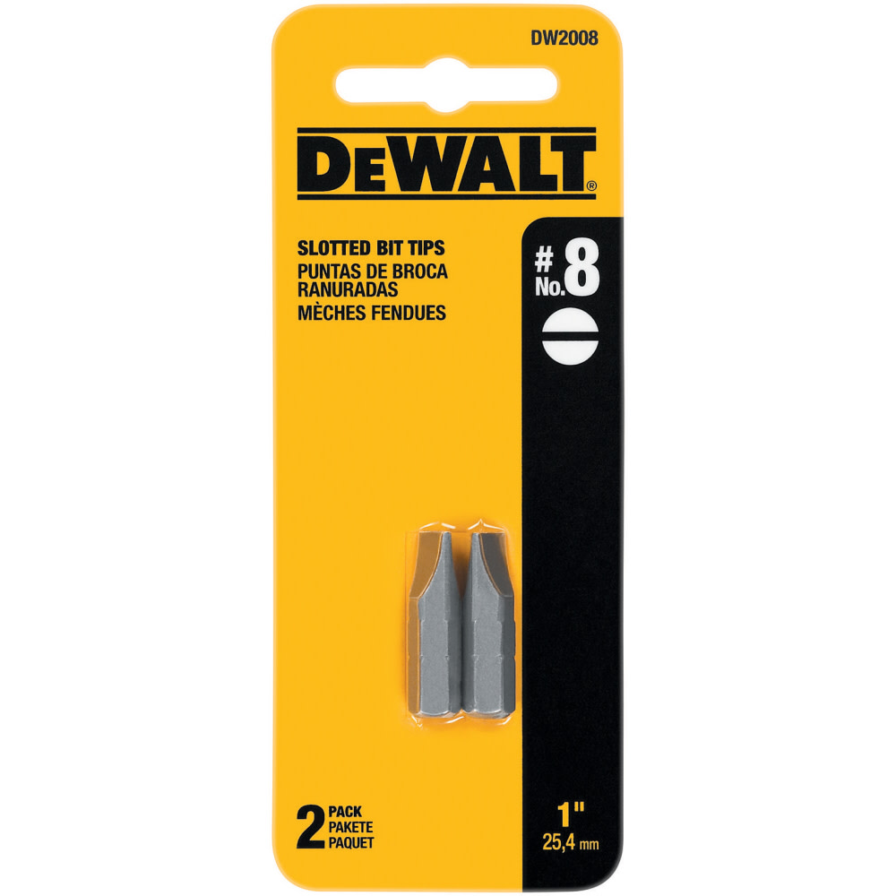 

DEWALT #8 Slotted Insert Bit Tip