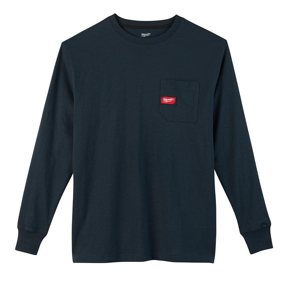 

Milwaukee Heavy Duty Blue Pocket Long Sleeve T-Shirt - Medium