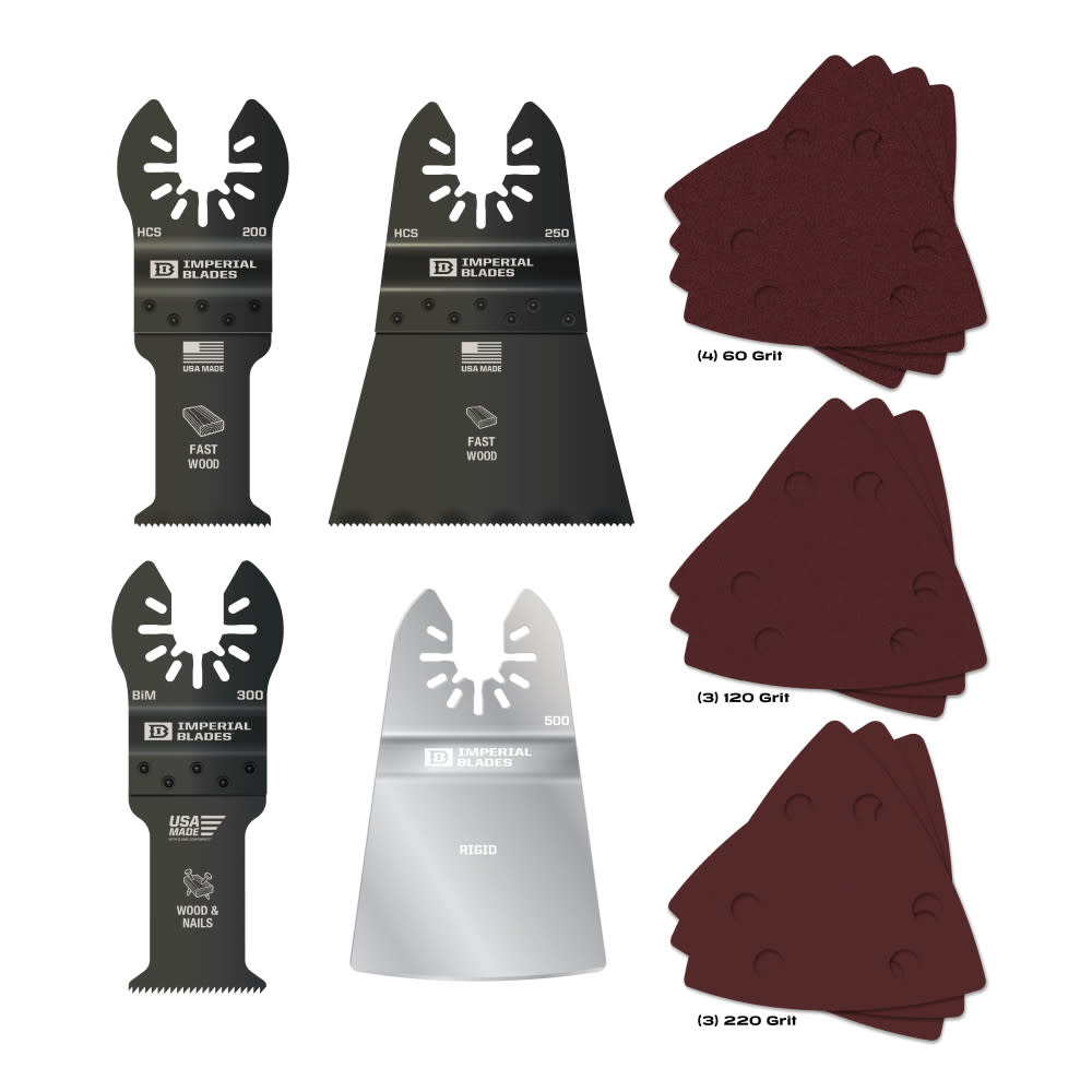 

Imperial Blades One Fit Starter Kit Variety Pack 14PC