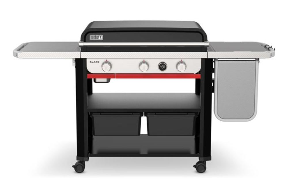 er Slate 30 Inch RustResistant Griddle with Extendable Side Table