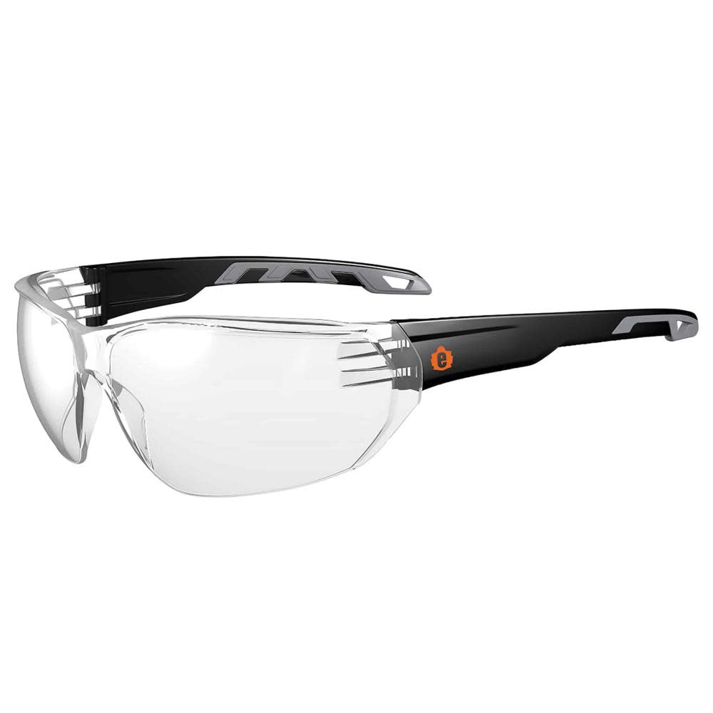 Ergodyne Safety Glasses Anti Fog Clear Lens Frameless