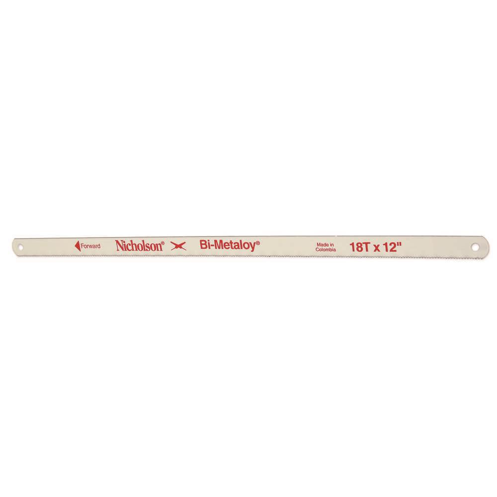 Crescent Nicholson Bi-metal Hand Hacksaw Blades 12" x 24 TPI Carded 2pk