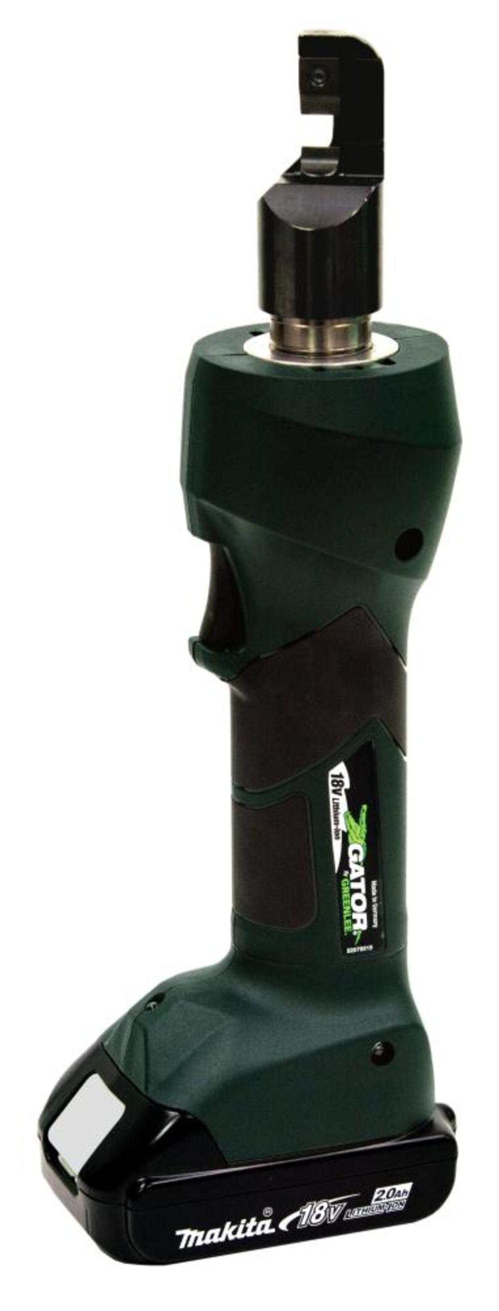 8 mm Cable Tray Cutter w/ 18 V LIION Battery and 120 V Charger, Bluetooth & LED Display