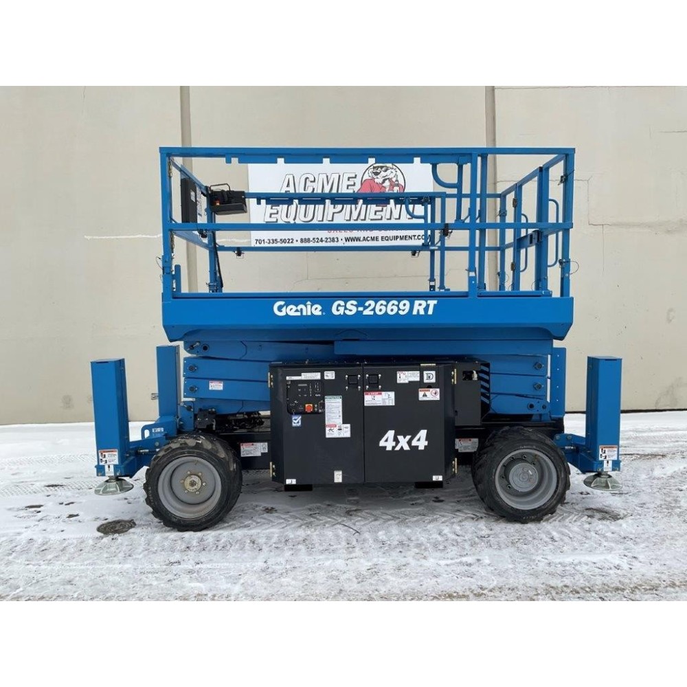 Genie 26 Ft. Rough Terrain Scissor Lift Diesel GS2669 RT from Genie Acme Tools
