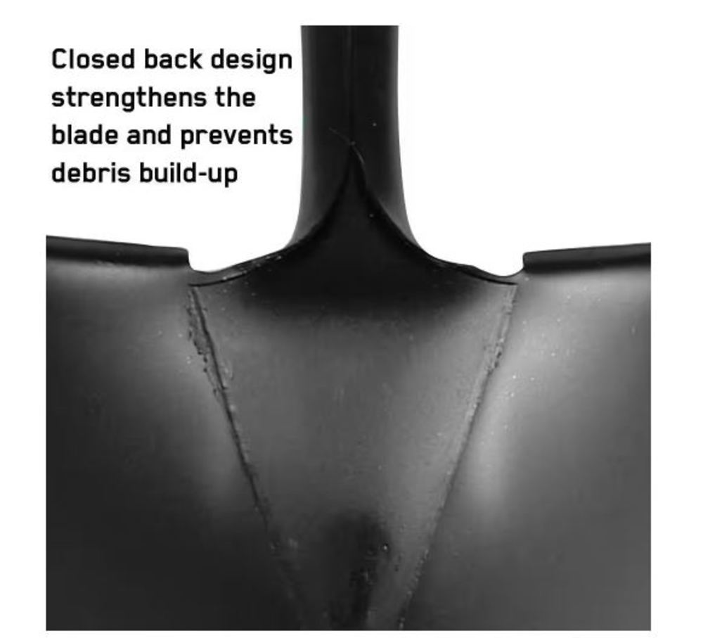 Razorback 48 In. Round Point Closed Back Digging Shovel with