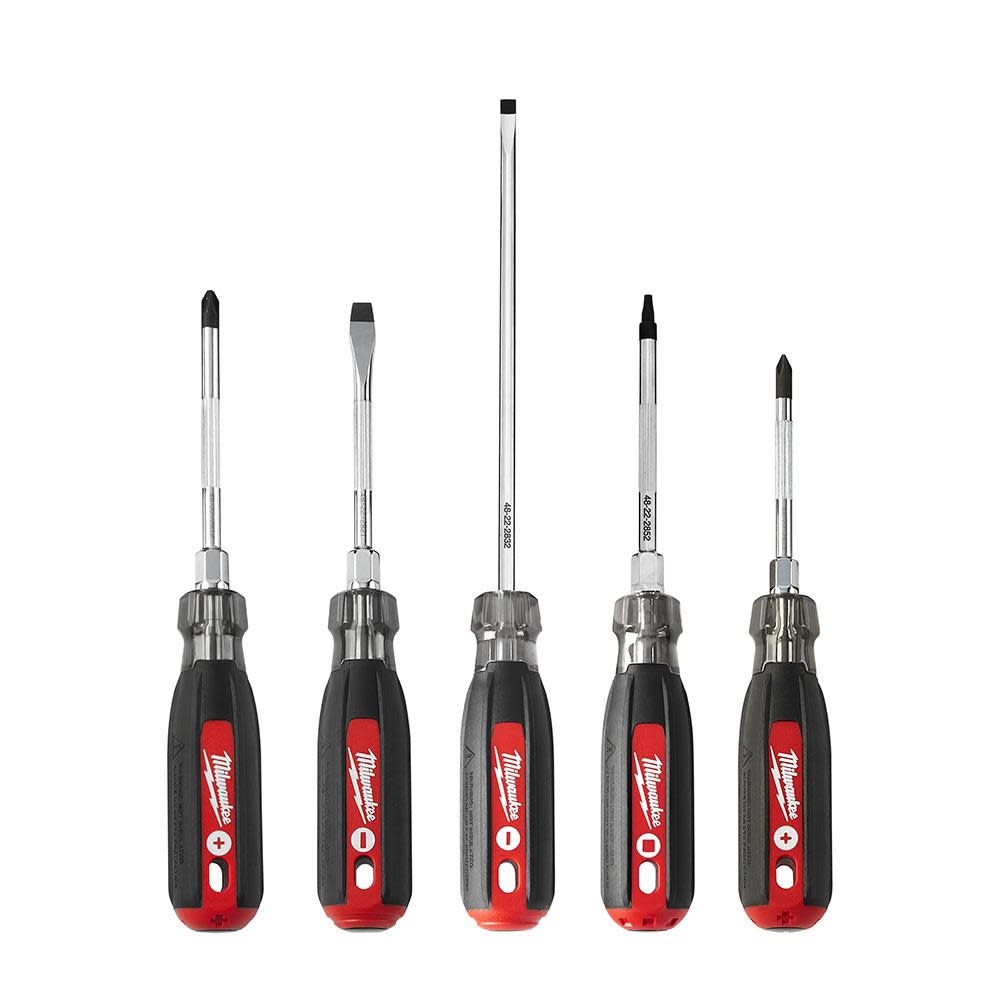 

Milwaukee 5 Pc Cushion Grip Screwdriver Kit