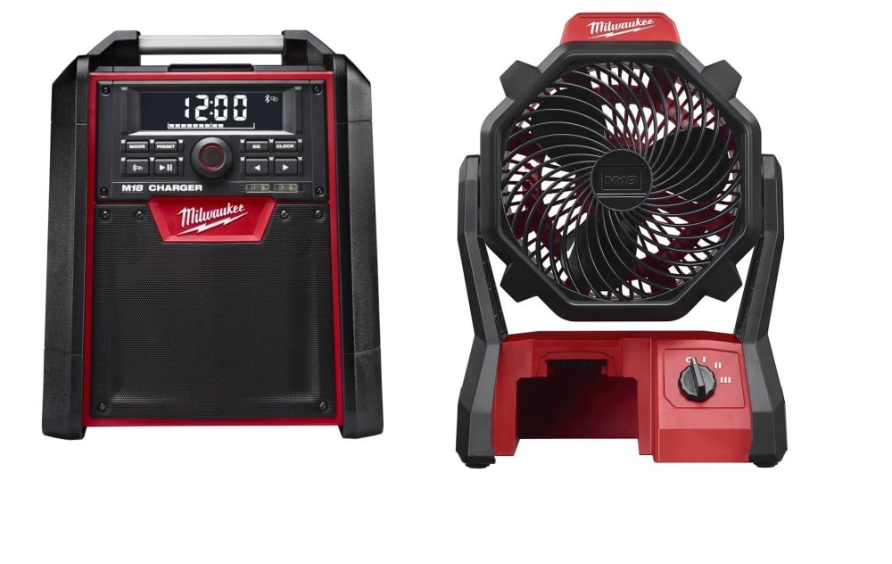 Milwaukee M18 Jobsite Fan & Bluetooth Radio/Charger (Bare Tool  