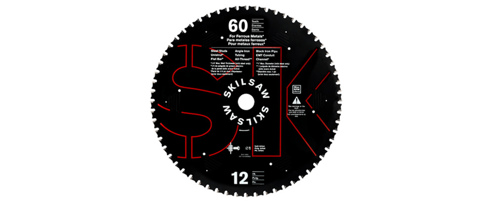 Skilsaw 12In X 60T DRY CUT METAL BLADE