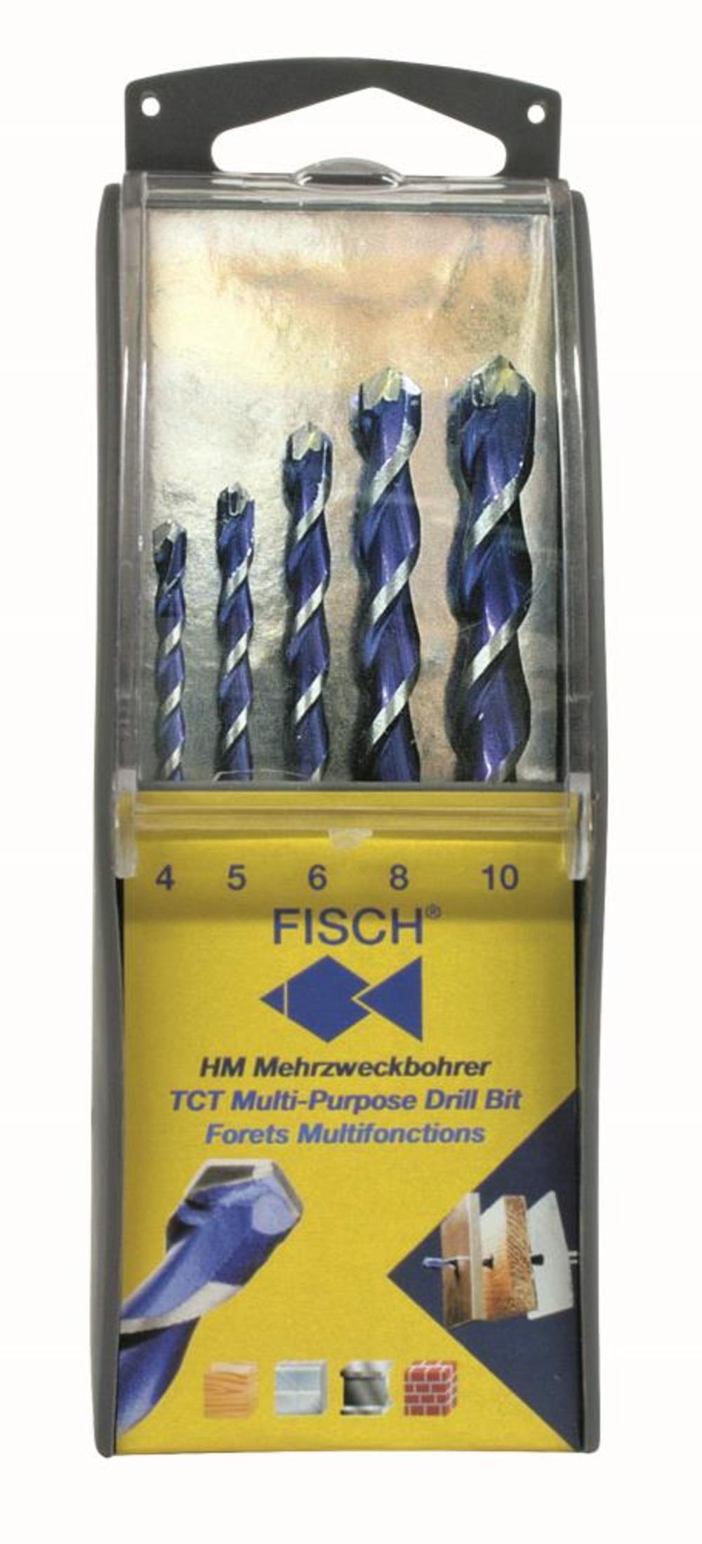 

Fisch 5 Piece Multi-Purpose Drill Bit Set