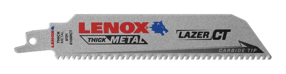

Lenox 6" 8TPI LAZER CT Reciprocating Saw Blade 3pk