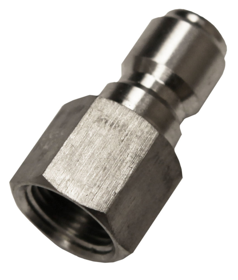 Aaladin Cleaning Systems Stainless Steel Quick Coupler Nipple 3/8in FNPT