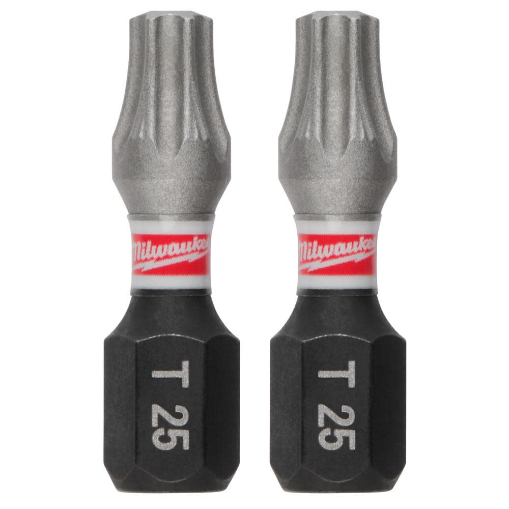 Milwaukee SHOCKWAVE 2-Piece Impact Torx T25 Insert Bits (2 Pack)