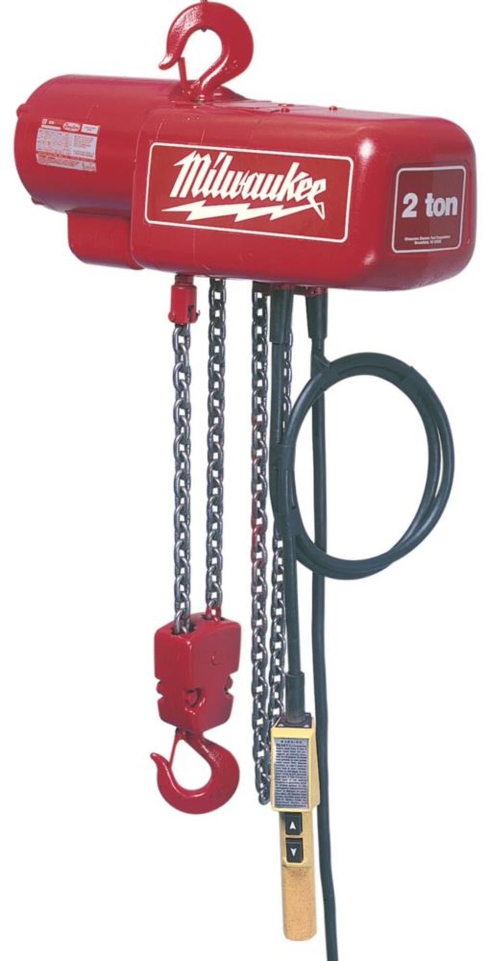

Milwaukee 2 Ton Electric Hoist 10 Ft.