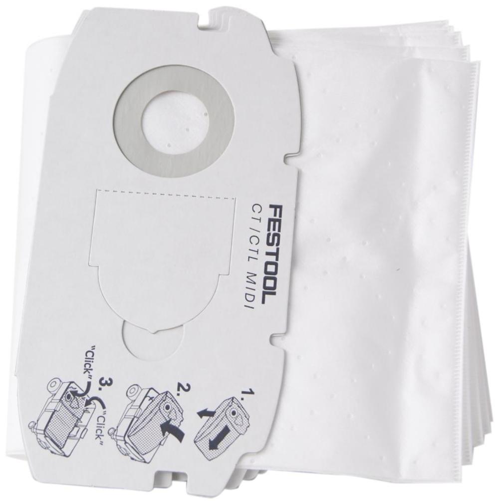 

Festool Self Clean Filter Bag for CT MIDI (5pk)