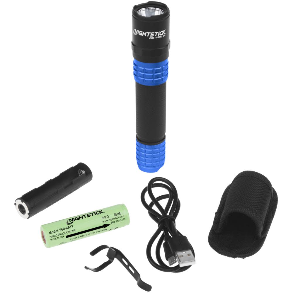 

Nightstick USB Tactical Flashlight Rechargeable