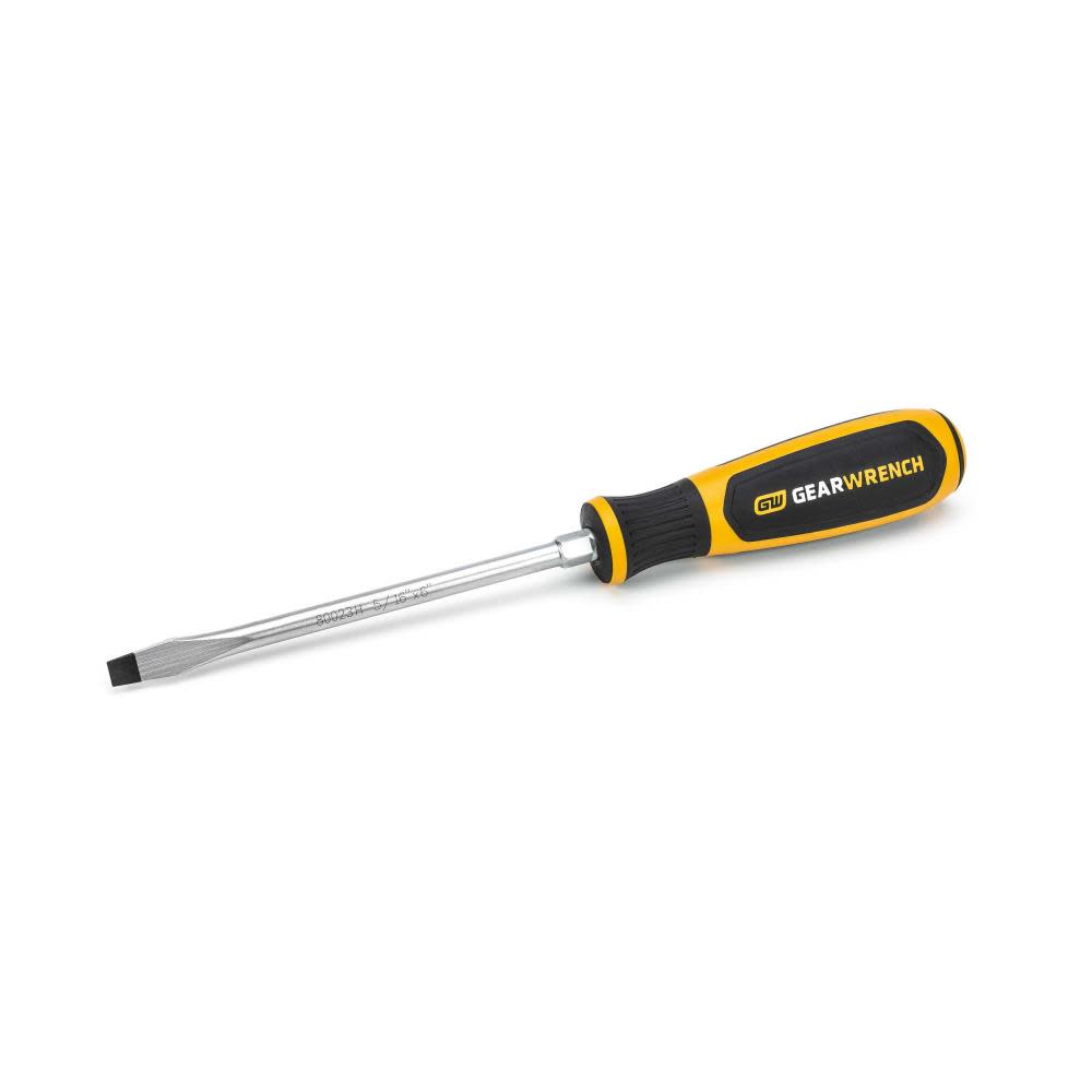 

GEARWRENCH 5/16" x 6" Slotted Dual Material Screwdriver