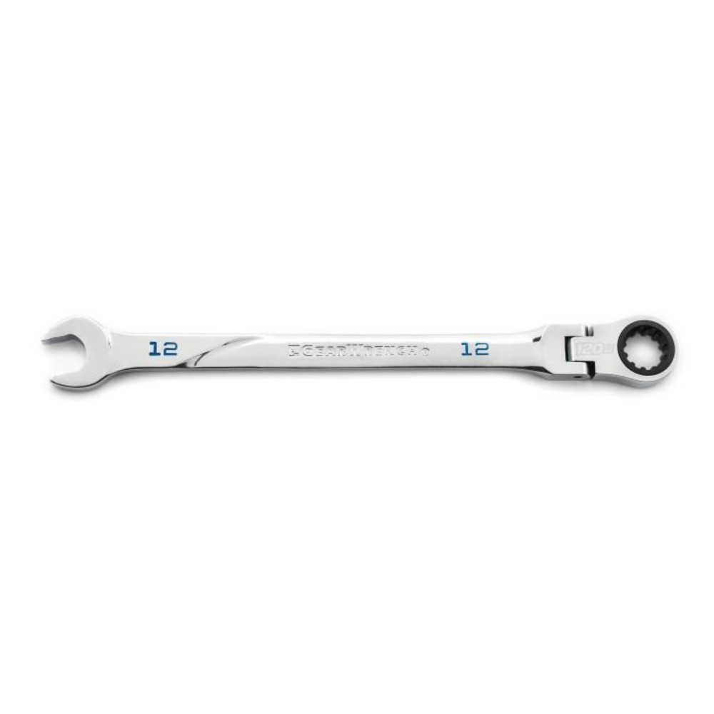 GearWrench 86247 Ratschenschlüssel-Set SAE – 11-teilig, 120 XP, Flex-Kopf, Keilwellen-Antrieb