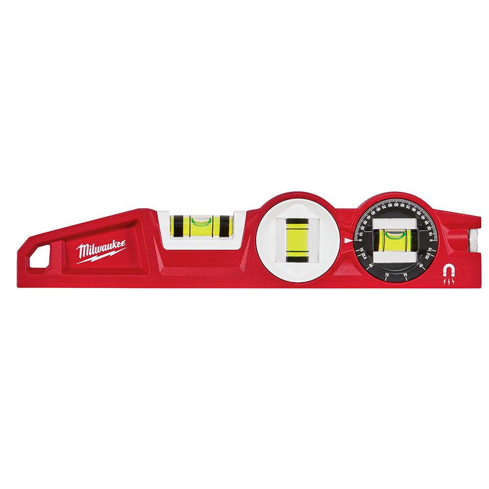 

Milwaukee 10 in. Die Cast Torpedo Level with 360 Degree Locking Vial
