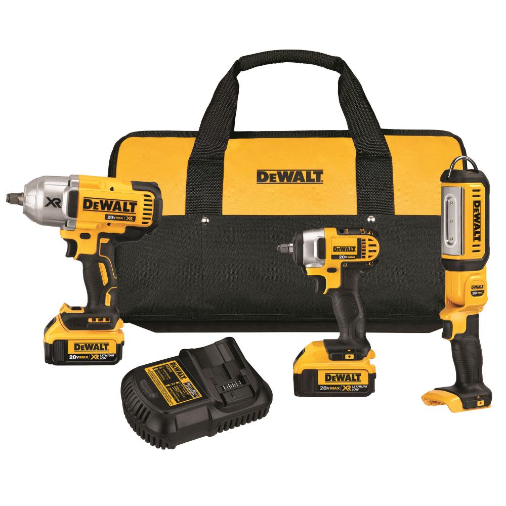 

DEWALT 20 V MAX* Li-ion 3-Tool Combo Kit