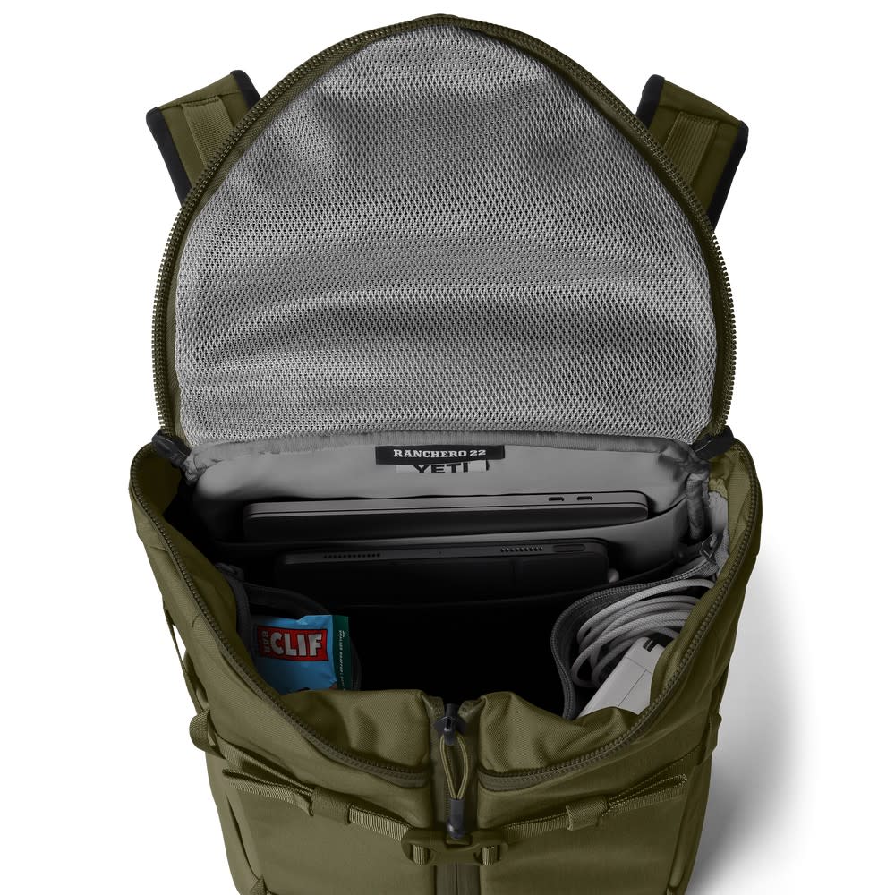 Yeti Ranchero 22L RipZip Opening Backpack, Olive 26010000479 Yeti Ranchero 22L RipZip Opening Backpack, Olive 26010000479