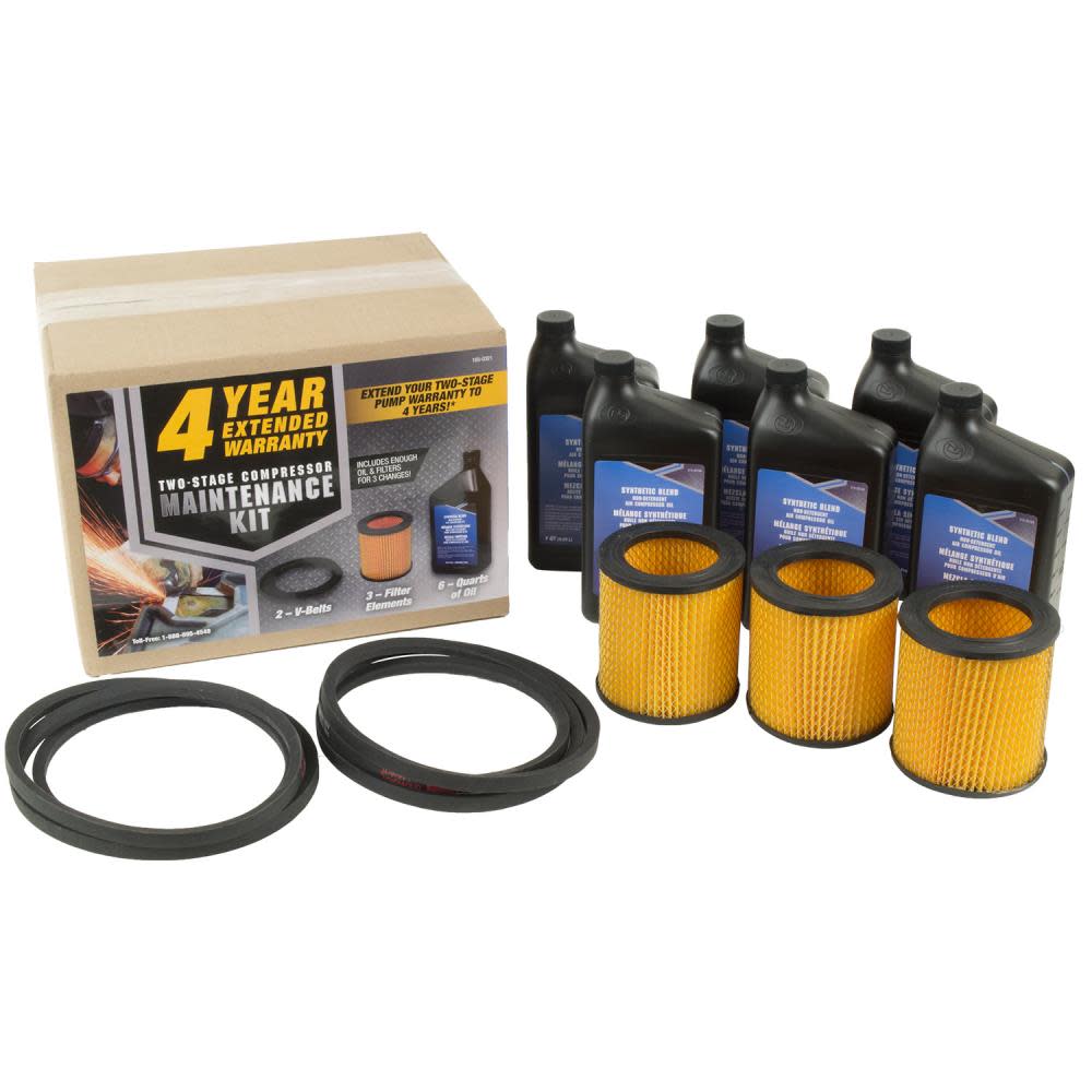 

Industrial Air Maintenance Kit for 7.5 HP Two Stage Compressors
