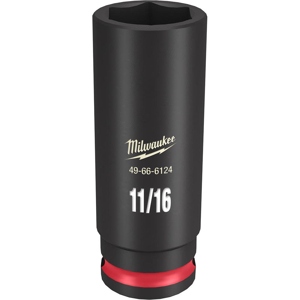 

Milwaukee Impact Socket 3/8" Drive 11/16" Deep 6 Point