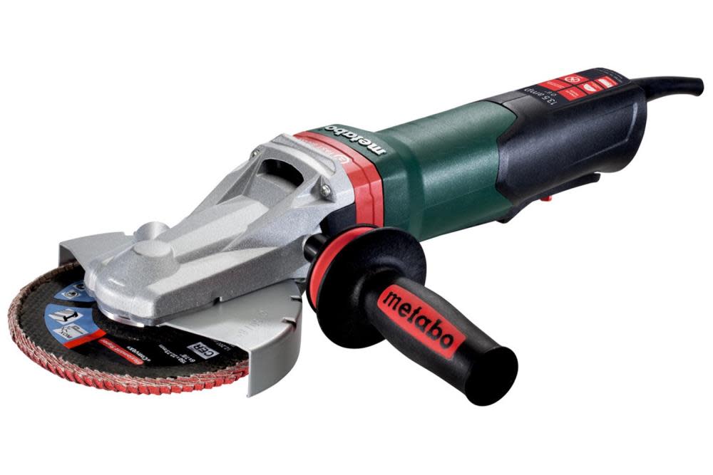 

Metabo WEPBF 15-150 Quick 6In Flat Head Angle Grinder