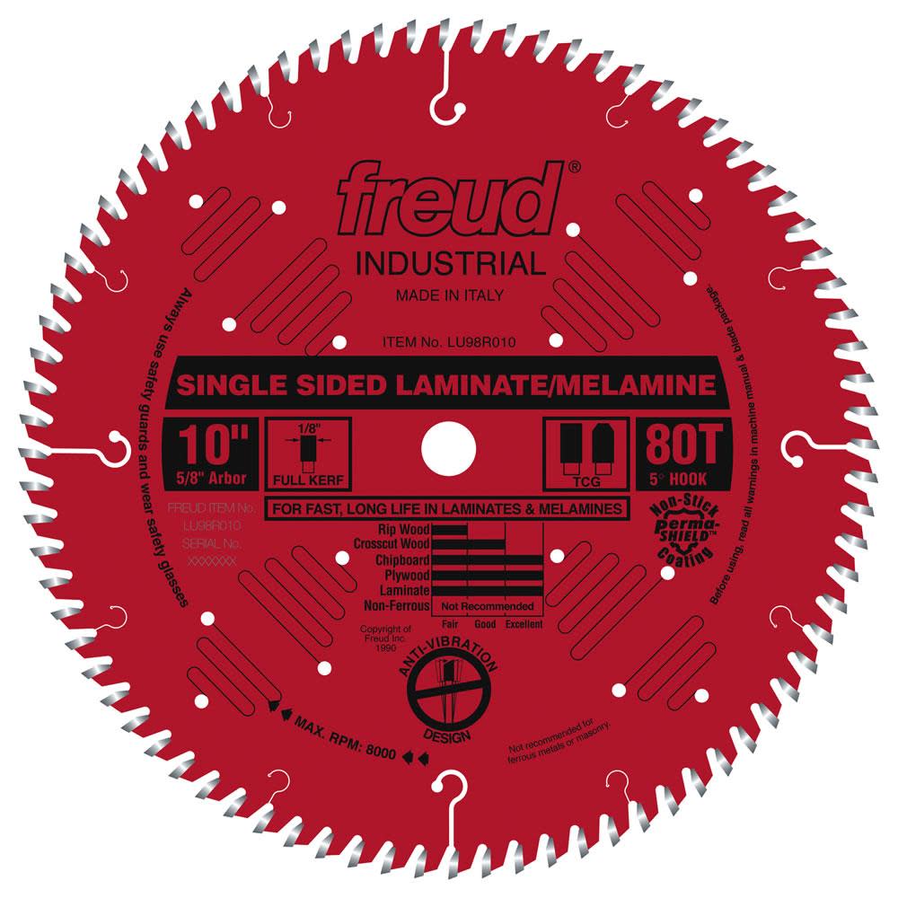 

Freud 10" Single Sided Laminate/Melamine Blade with Perma-SHIELD Coating