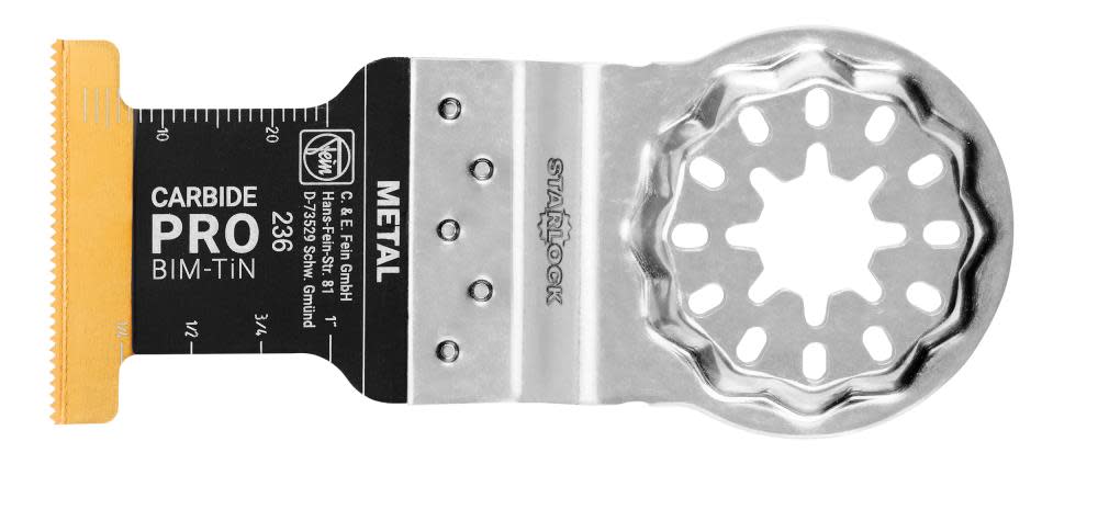 

Fein E-Cut Carbide Pro Oscillating Multi-Tool Blade 3-Pack