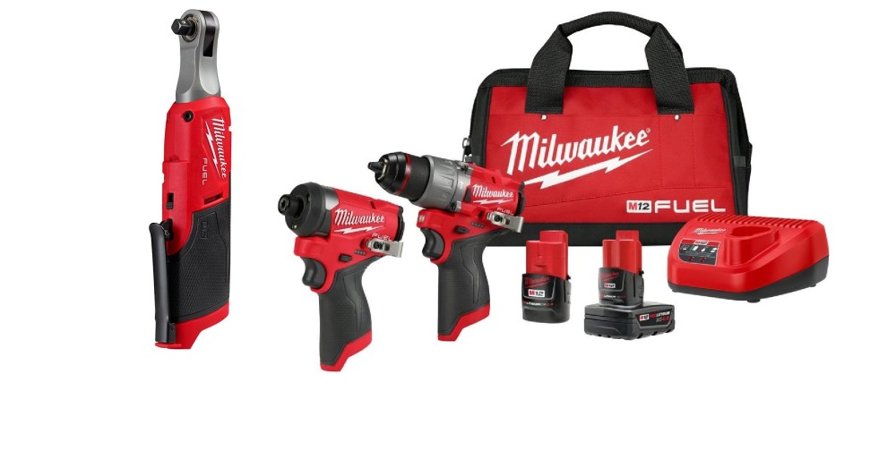 Milwaukee M12 FUEL 3 Tool Combo Kit Bundle 3497 22 2567 20 Acme Tools
