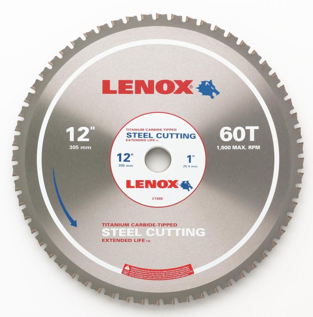 

Lenox 12 In. 60 TPI Carbide F/Steel Saw Blade