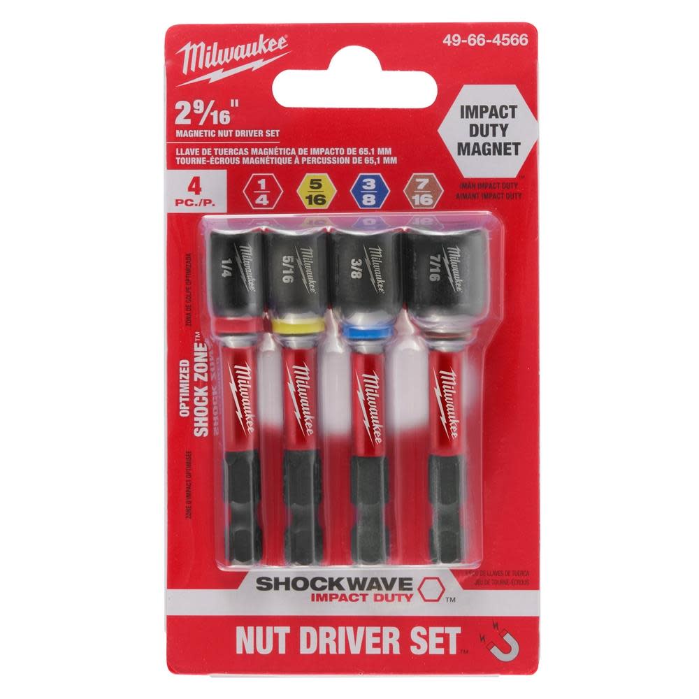 Milwaukee SHOCKWAVE Impact Duty 2 9/16 Magnetic Nut Driver