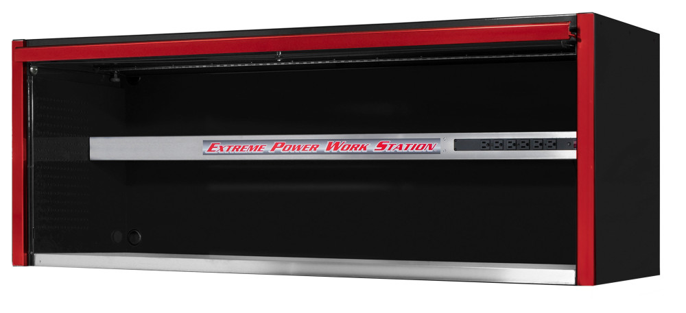 

Extreme Tools 72" Black Power Workstation Hutch with Red