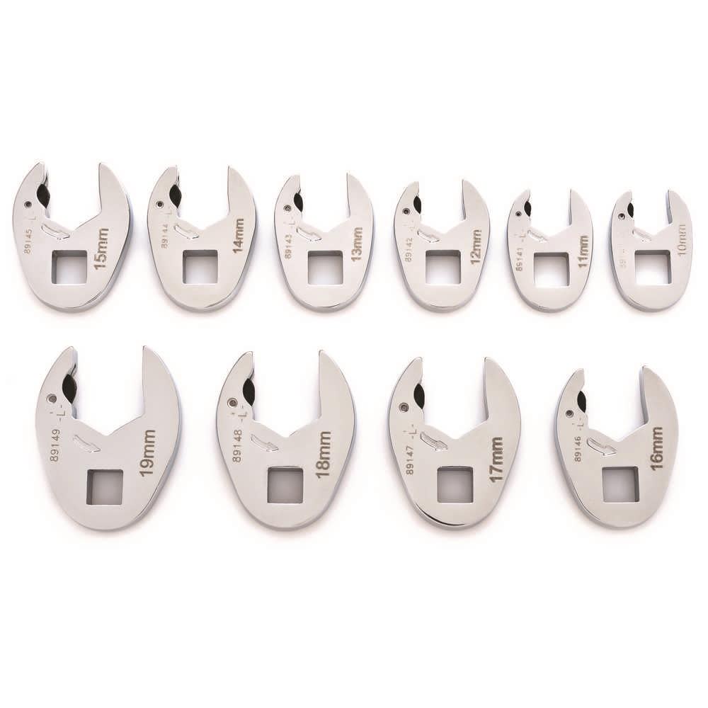 GEARWRENCH Ratcheting Crowfoot Set 10 Pc. Metric 89119 Acme Tools