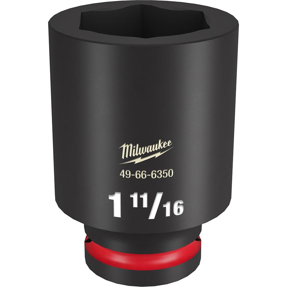 

Milwaukee Impact Socket 3/4" Drive 1 11/16" Deep 6 Point