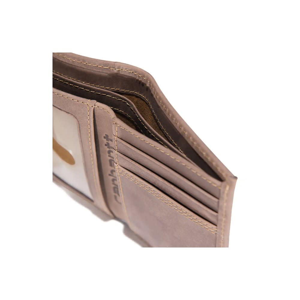 Carhartt Detroit Trifold Wallet, One Size, Carhartt Brown